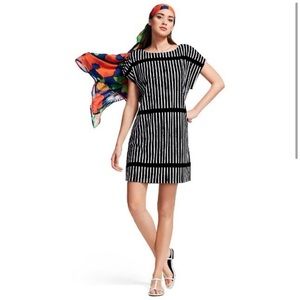 MARIMEKKO for Target Terry Cloth Striped Cover Up Black & White Shift Dress